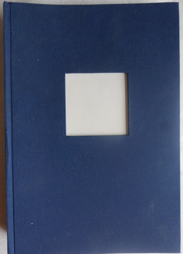 Navy cloth bound slip - navy, cloth-bound