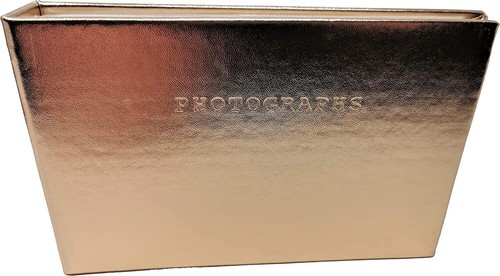 Gold photo album holds - album, 36