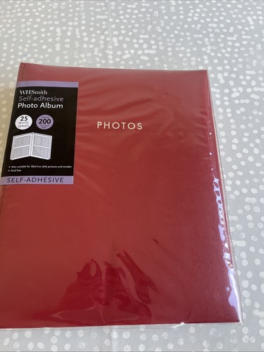 Whsmith red self adhesive - red,