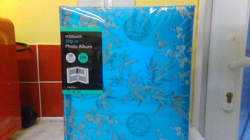 Whsmith slip photo album - slip, in