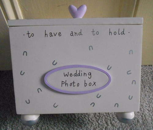 Purple ceramic wedding photo - purple,